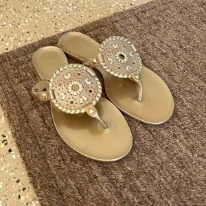 Women’s gold jack rogers size 7